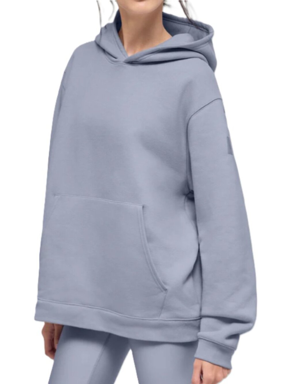ALO Yoga Renown Heavy Weight Hoodie in Winter Frost - Women's Size Large U3013R